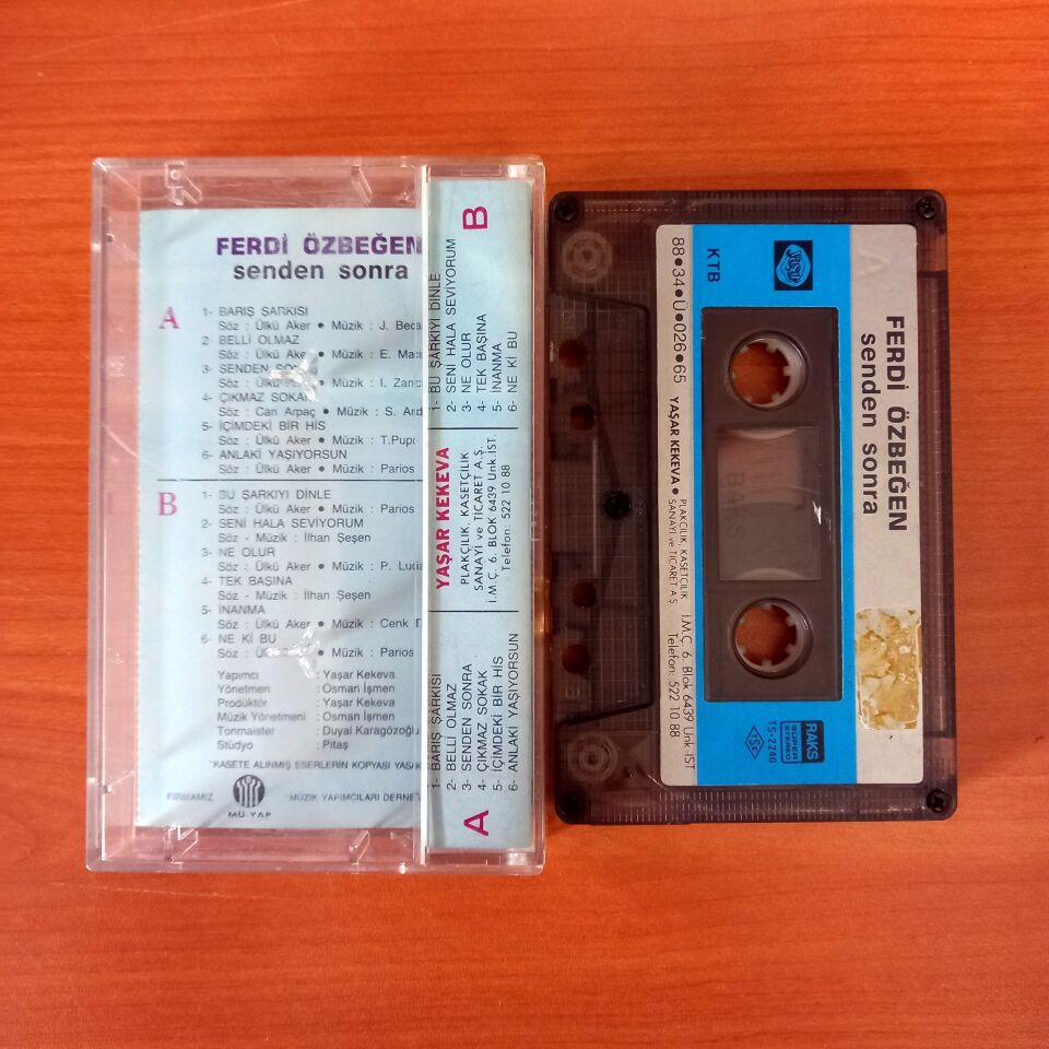 FERDİ ÖZBEĞEN - SENDEN SONRA (1988) - KASET 2.EL