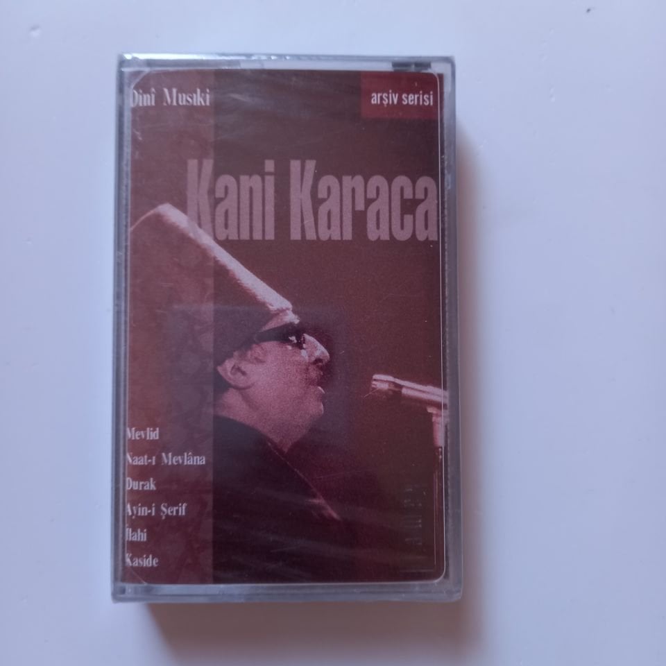 KANİ KARACA - DİNİ MUSİKİ / MEVLİD, NAAT-I MEVLANA, DURAK, AYİN-İ ŞERİF, İLAHİ, KASİDE (1996) - KASET SIFIR