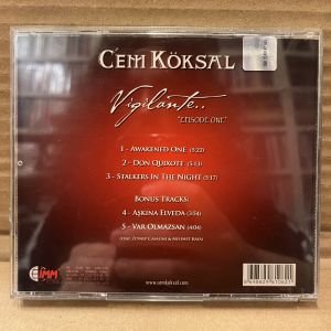 CEM KÖKSAL - VIGILANTE EPISODE ONE (2011) - TURKISH HEAVY METAL CD 2.EL