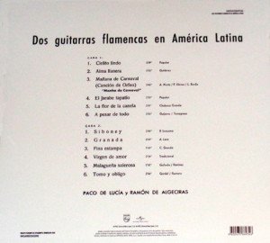 PACO DE LUCIA - DOS GUITARRAS FLAMENCAS EN AMERICA LATINA (1967) - LP 2021 EDITION SIFIR PLAK