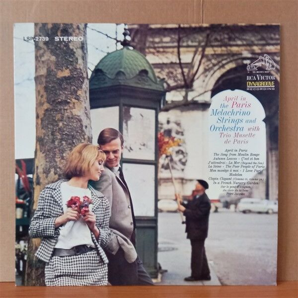 THE MELACHRINO STRINGS AND ORCHESTRA WITH TRIO MUSETTE DE PARIS – APRIL IN PARIS (1963) - LP 2.EL PLAK