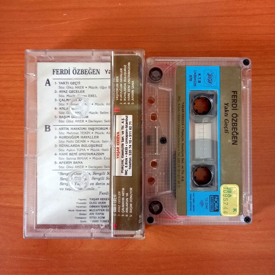 FERDİ ÖZBEĞEN - YAKTI GEÇTİ (1989) - KASET 2.EL