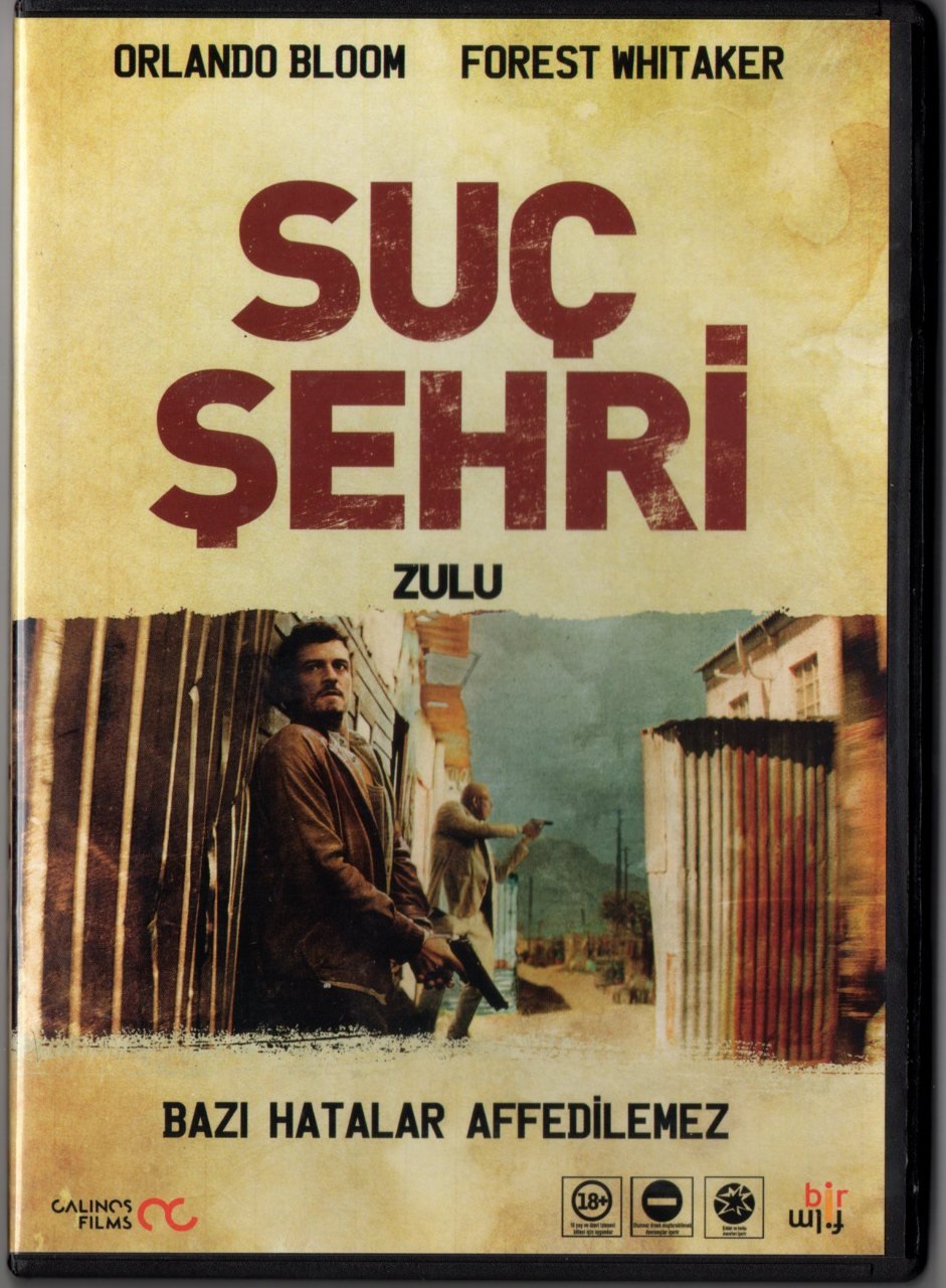 SUÇ ŞEHRİ - ZULU - ORLANDO BLOOM - FOREST WHITAKER - DVD 2.EL