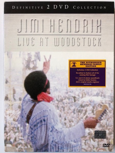 JIMI HENDRIX – LIVE AT WOODSTOCK (1969) - 2xDVD 2010 DIGIPAK 2.EL