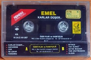 EMEL - KARLAR DÜŞER (1991) - KASET SIFIR