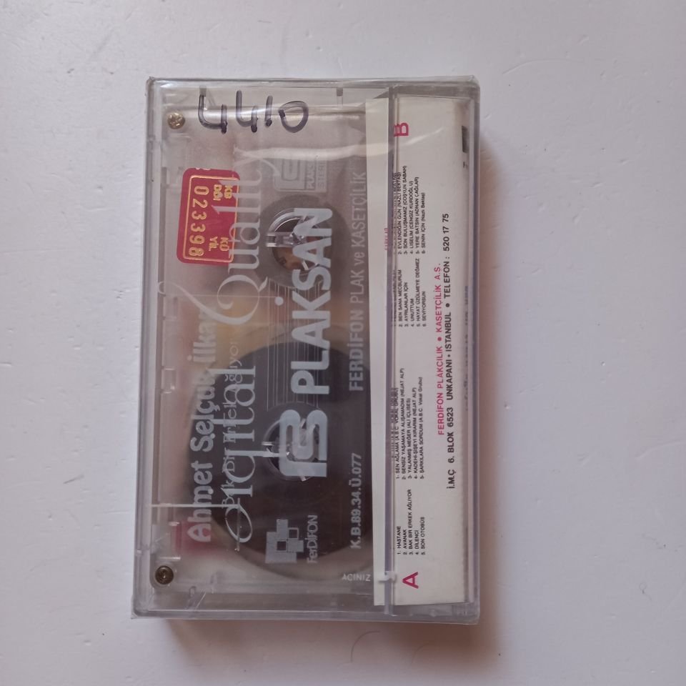 AHMET SELÇUK İNAN - BAK BİR ERKEK AĞLIYOR (1989) - KASET SIFIR