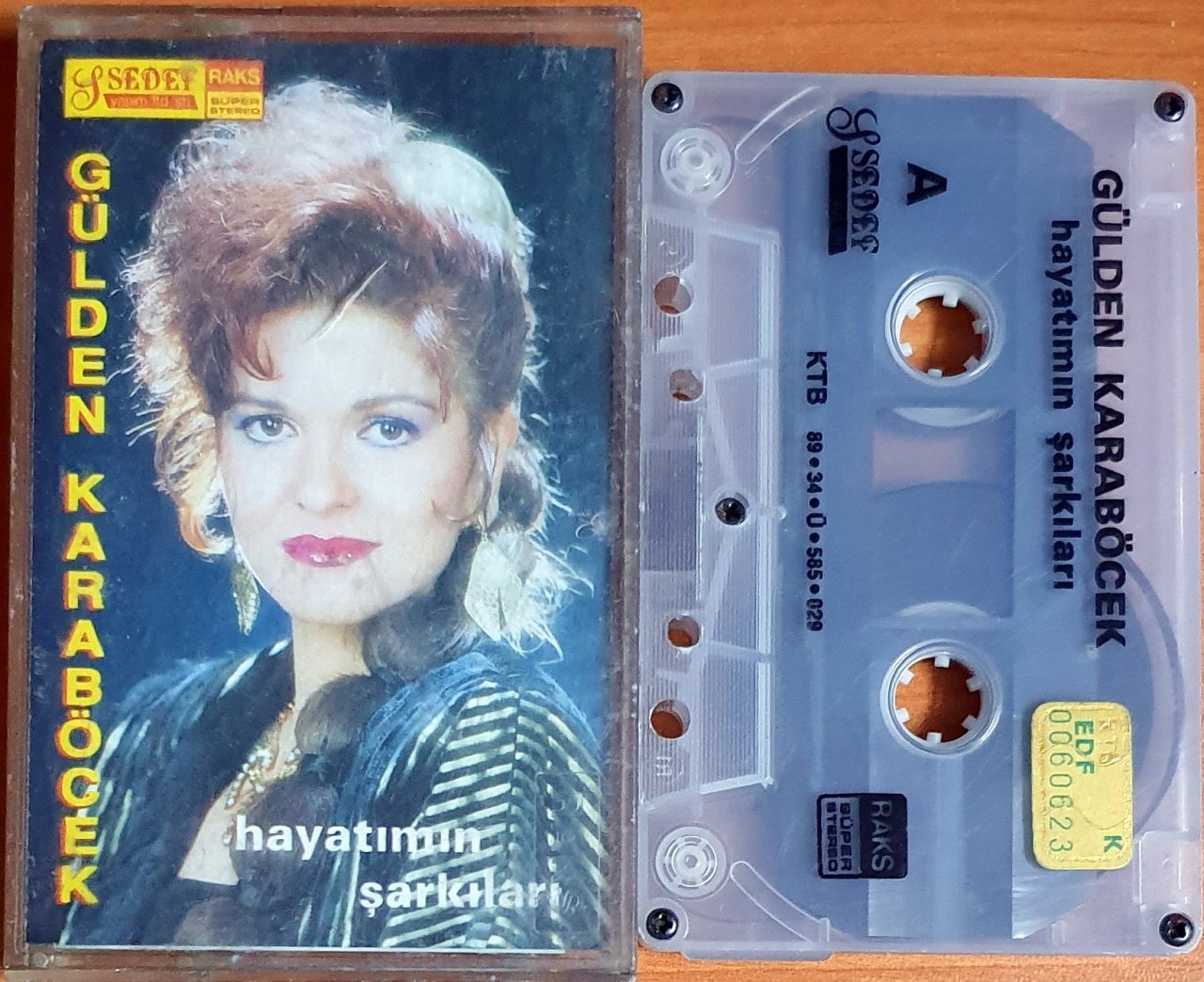 GÜLDEN KARABÖCEK - HAYATIMIN ŞARKILARI - KASET SEDEF YAPIM 2.EL