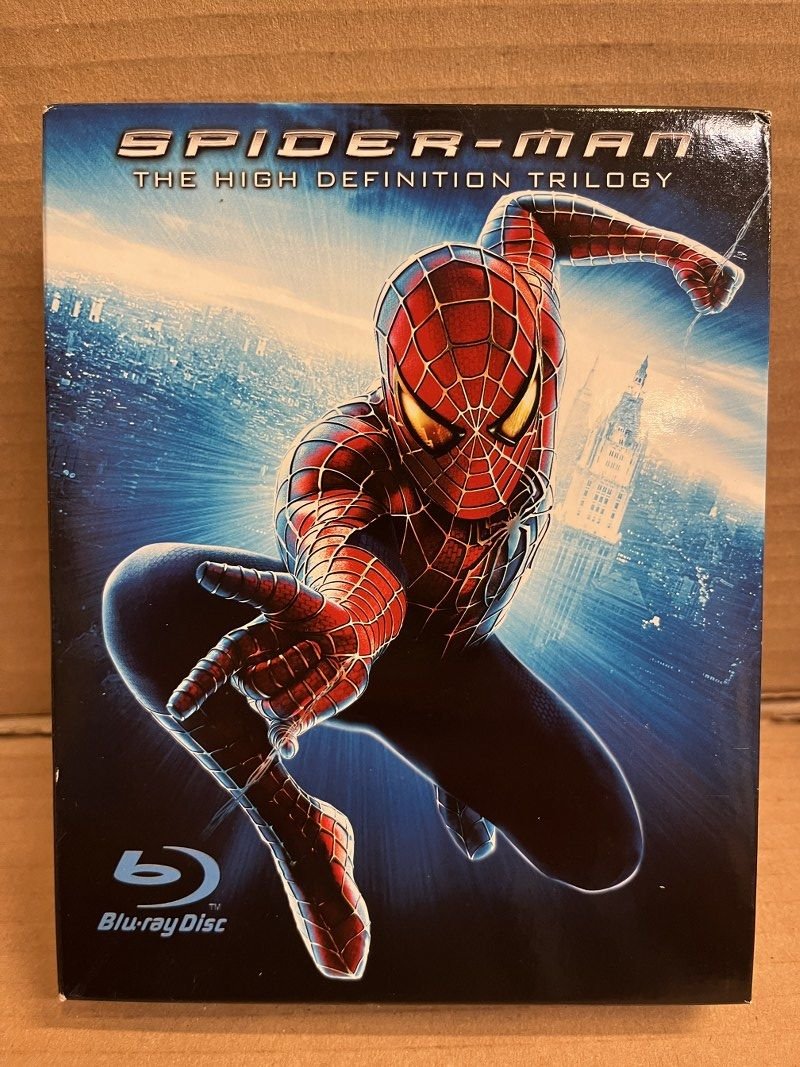 SPIDER-MAN - ÖRÜMCEK ADAM - SAM RAIMI - TOBEY MAGUIRE - 3 FİLM BOX SET - 4xBLU-RAY 2.EL