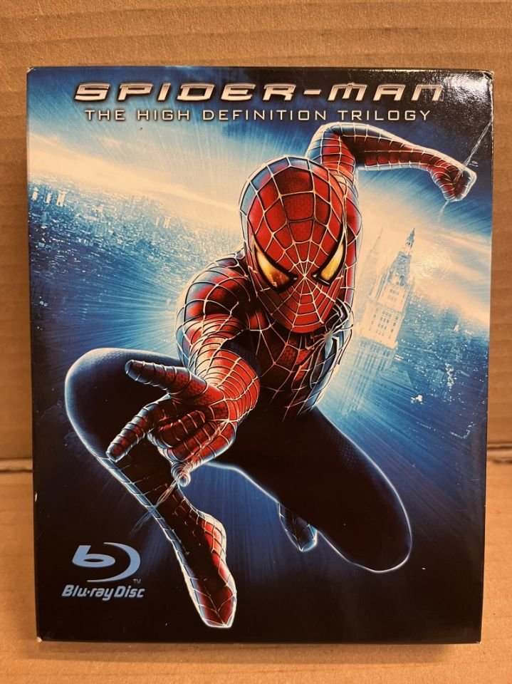 SPIDER-MAN - ÖRÜMCEK ADAM - SAM RAIMI - TOBEY MAGUIRE - 3 FİLM BOX SET - 4xBLU-RAY 2.EL
