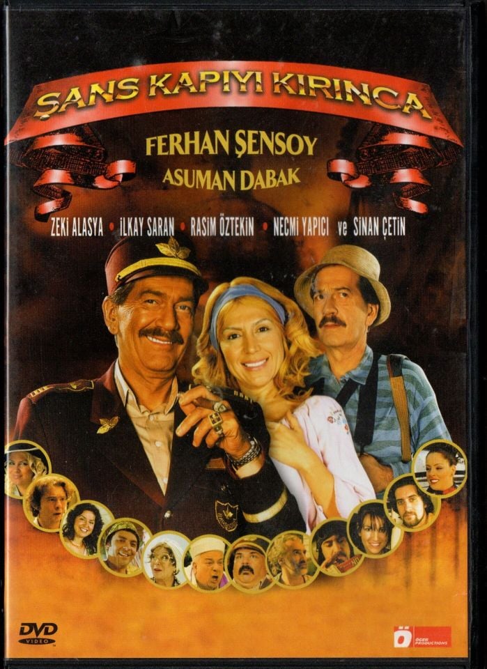 ŞANS KAPIYI KIRINCA - FERHAN ŞENSOY - ASUMAN DABAK - TAYFUN GÜNEYER - DVD AMBALAJINDA SIFIR
