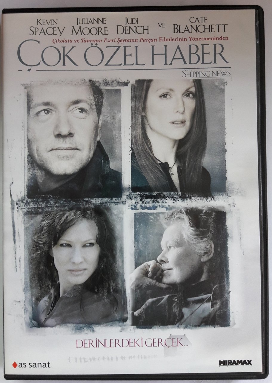 ÇOK ÖZEL HABER - THE SHIPPING NEWS - KEVIN SPACEY - JULIANNE MOORE - CATE BLANCHETT - LASSE HALSTRÖM - DVD 2.EL