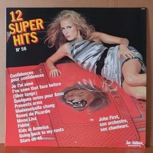 12 SUPER HITS NO 56 / JOHN FIRST, SON ORCHESTRE, SES CHANTEURS - LP 2.EL PLAK