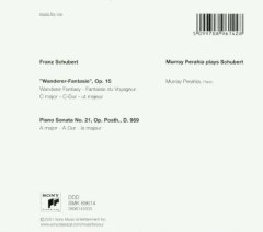 MURRAY PERAHIA - PLAYS SCHUBERT (2001) - CD 2.EL