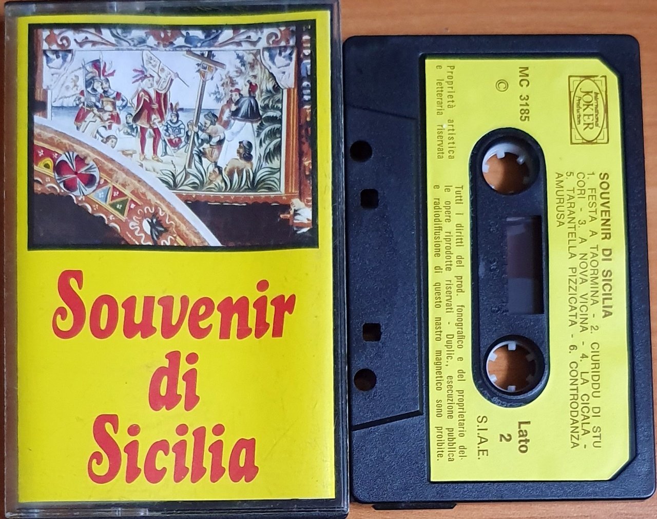 SOUVENIR DI SICILIA - KASET INTERNATIONAL JOKER PRODUCTION / MADE IN ITALY 2.EL