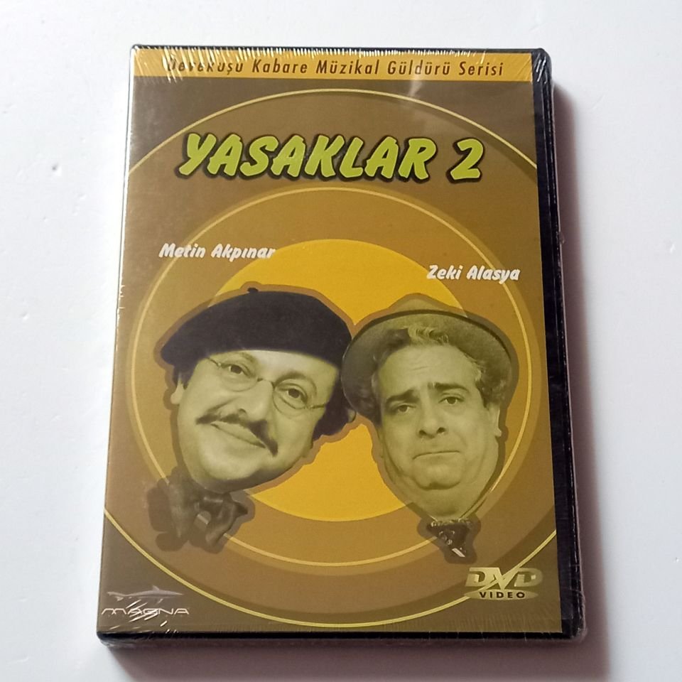 YASAKLAR 2 - DEVEKUŞU KABARE - METİN AKPINAR, ZEKİ ALASYA - DVD AMBALAJINDA SIFIR