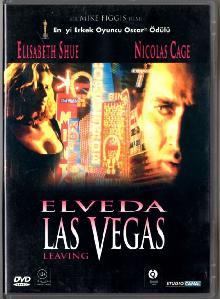 ELVEDA LAS VEGAS - LEAVING LAS VEGAS - ELISABETH SHUE - NICOLAS CAGE - MIKE FIGGIS - DVD AMBALAJINDA SIFIR