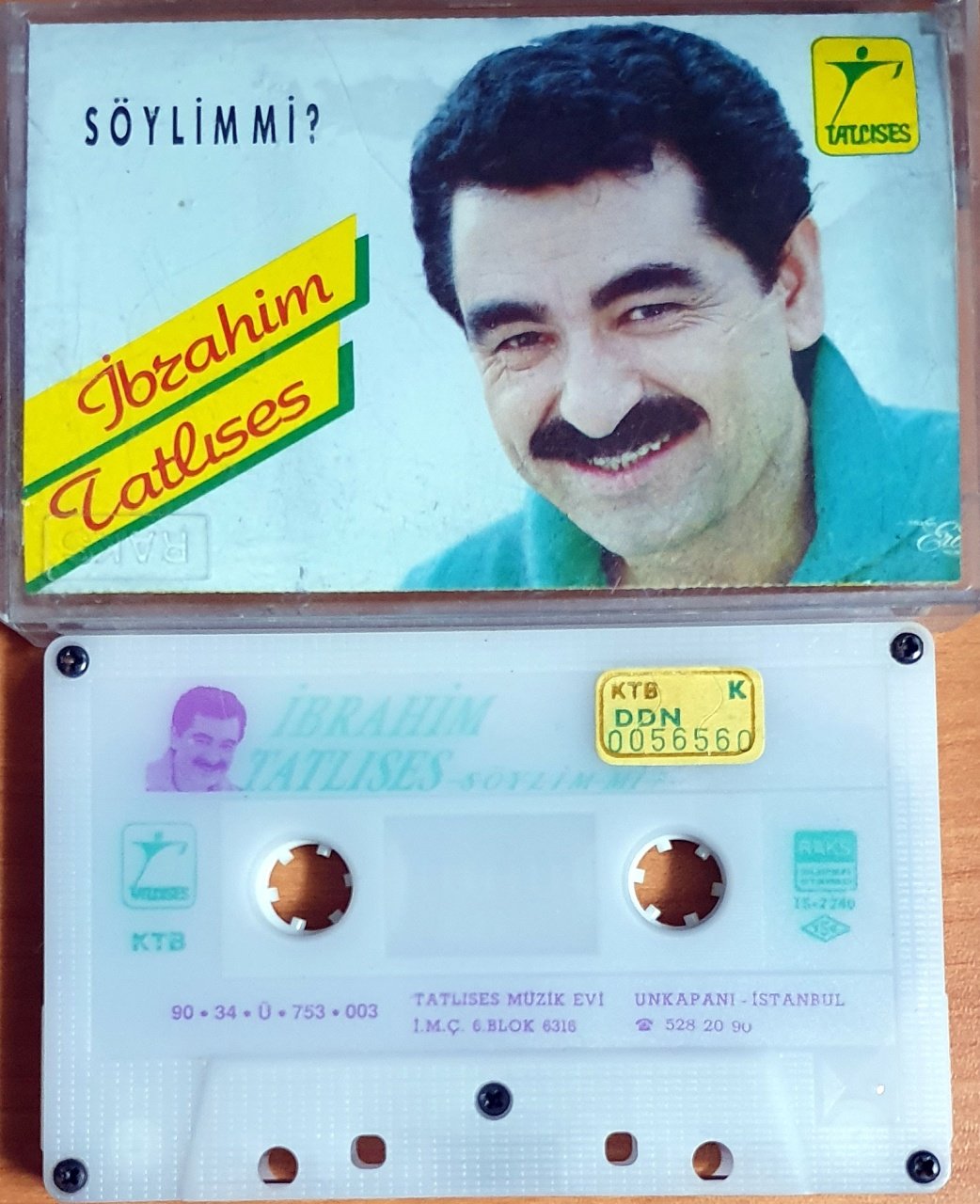 İBRAHİM TATLISES - SÖYLİM Mİ? (1990) - KASET 2.EL