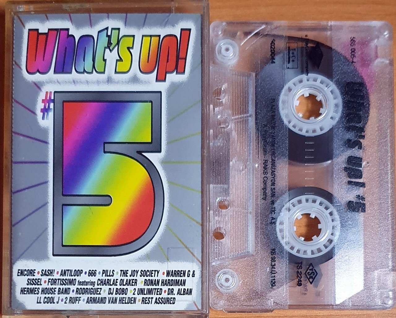 WHAT'S UP #5 / ENCORE, SASH, ANTILOOP, PILLS, 666, LL COOL J, ARMAND VAN HELDEN, DR ALBAN, 2 UNLIMITED (1998) - KASET PLAZA MÜZİK 2.EL