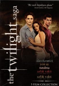 THE TWILIGHT SAGA 5 FILM COLLECTION - ALACAKARANLIK - ROBERT PATTINSON - KRISTEN STEWART - 5 DVD BOX SET 2.EL
