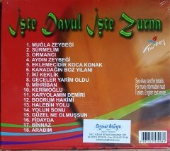 İŞTE DAVUL İŞTE ZURNA / DRUM & SHRILLPIPE WITH INSTRUMENTAL ANATOLIAN FOLM MUSIC CD SIFIR