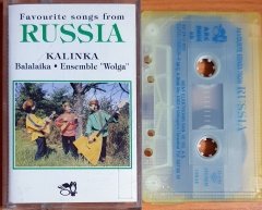 FAVOURITE SONGS FROM RUSSIA / KALINKA, BALALAIKA, ENSEMBLE ''WOLGA'' - KASET KENT 2.EL