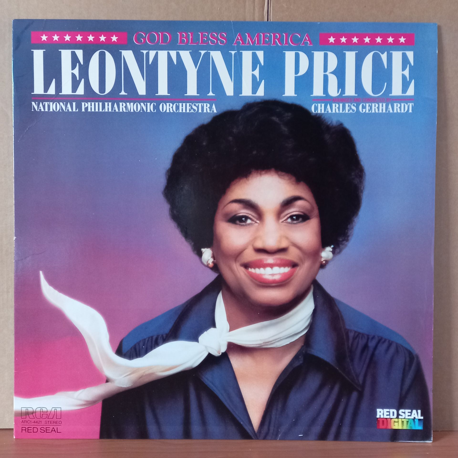 LEONTYNE PRICE - GOD BLESS AMERICA / NATIONAL PHILHARMONIC ORCHESTRA (1982) - LP 2.EL PLAK