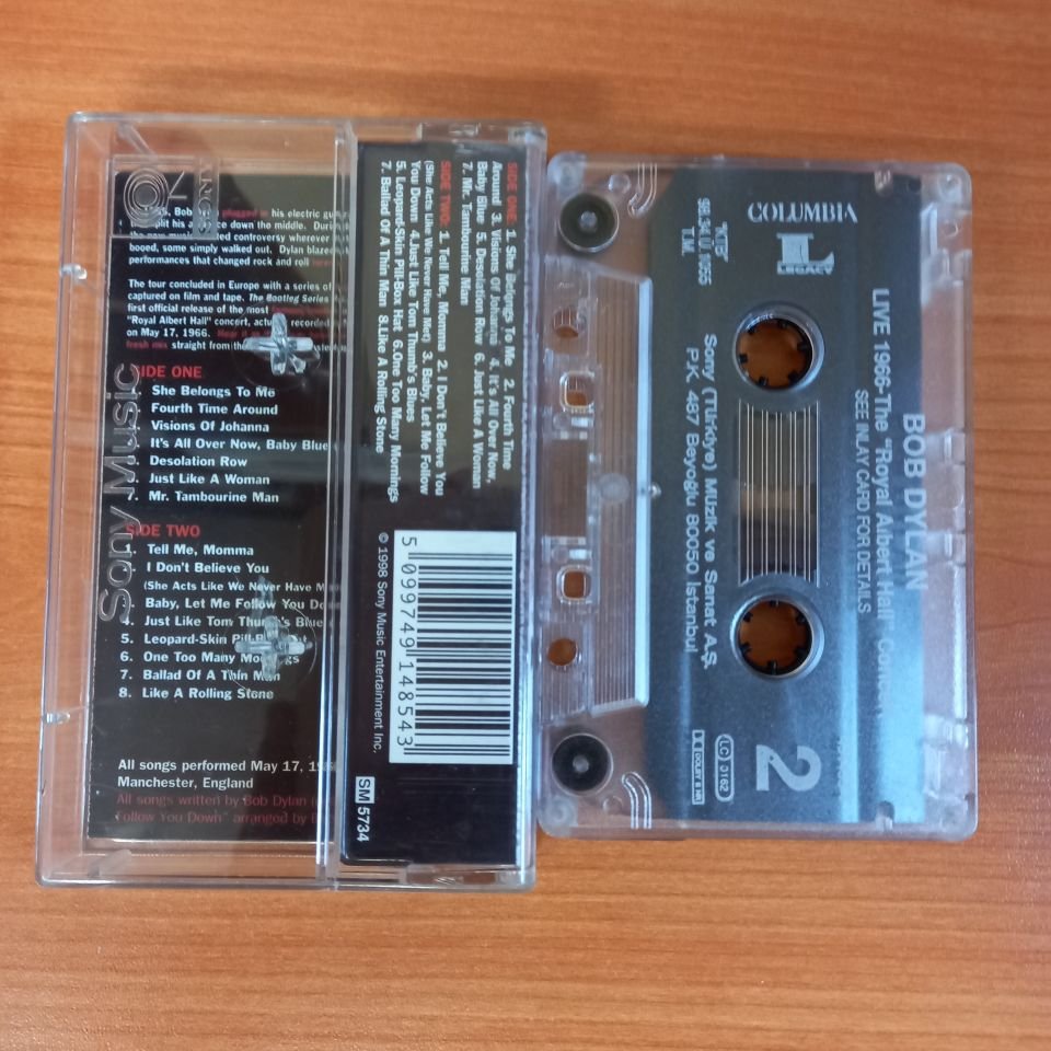 BOB DYLAN - LIVE 1966 / THE ''ROYAL LABERT HALL'' CONCERT (1998) - KASET 2.EL