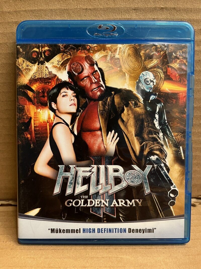 HELLBOY II THE GOLDEN ARMY - HELLBOY 2 ALTIN ORDU - GUILLERMO DEL TORO - RON PERLMAN - BLU RAY 2.EL