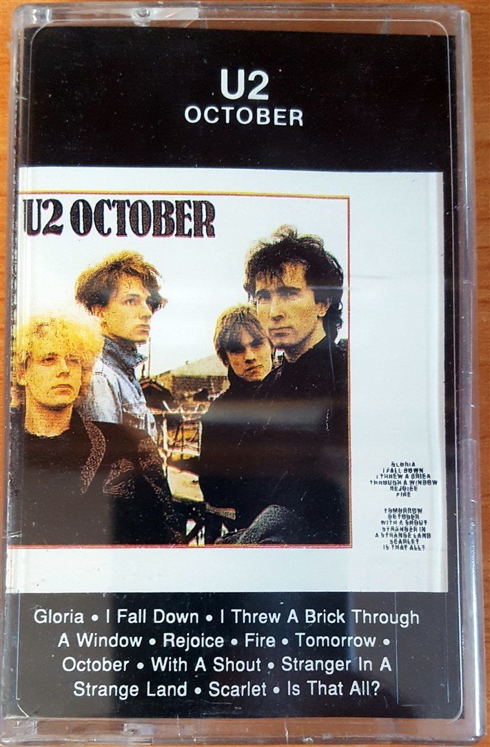 U2 - OCTOBER (1990) MMY CASSETTE MADE IN TURKEY ''NEW''