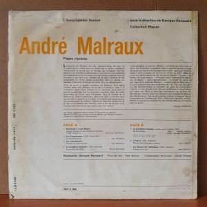 ANDRE MALRAUX - PAGES CHOISIES (1966) - LP 2.EL PLAK