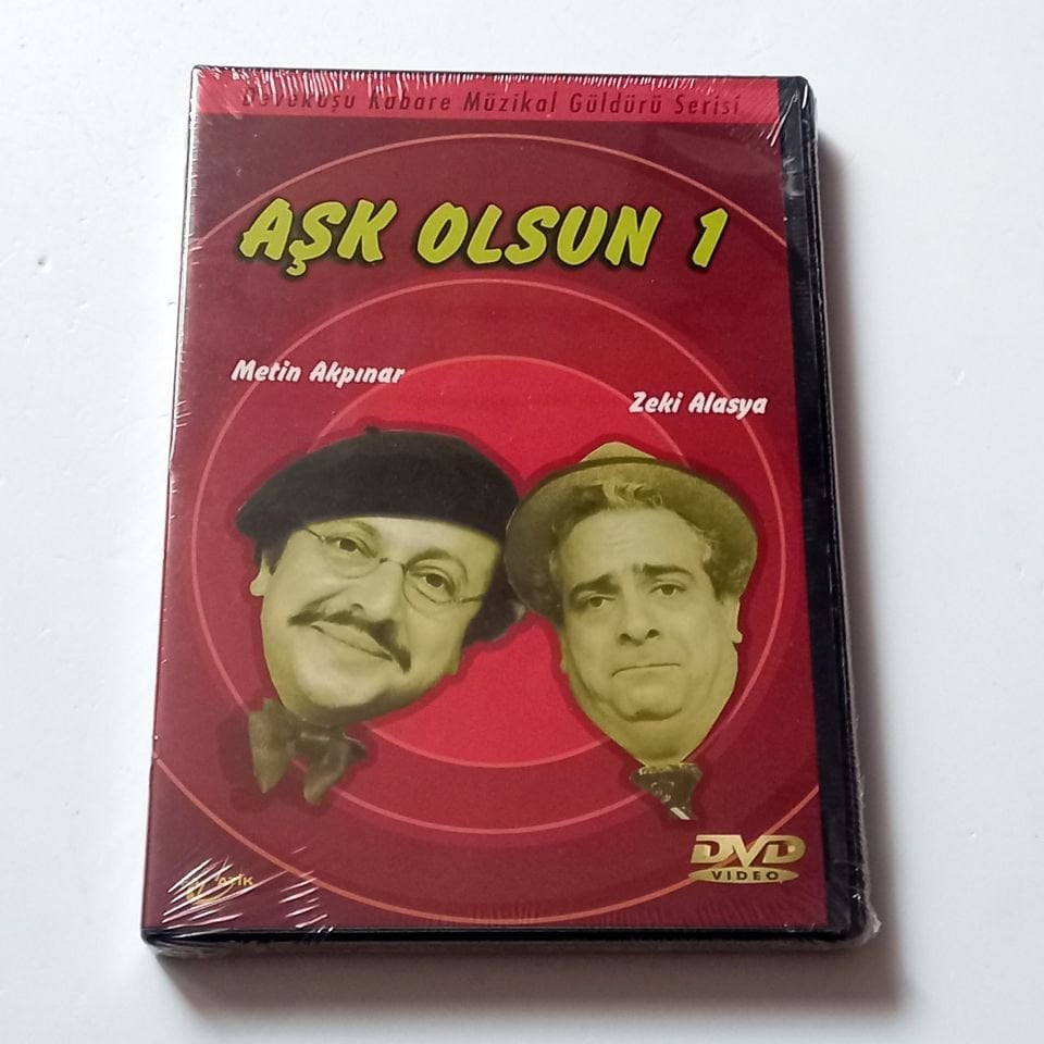 AŞK OLSUN 1 - DEVEKUŞU KABARE - METİN AKPINAR, ZEKİ ALASYA - DVD AMBALAJINDA SIFIR