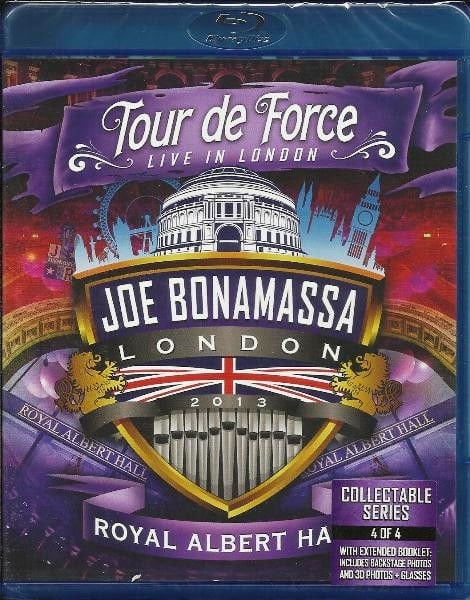 JOE BONAMASSA – TOUR DE FORCE / LIVE IN LONDON / ROYAL ALBERT HALL (2013) - 2BLU-RAY REGION B AMBALAJINDA SIFIR
