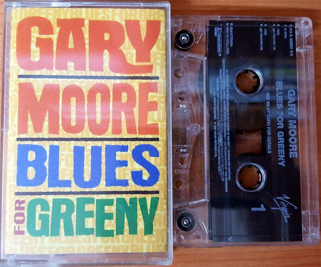 GARY MOORE - BLUES FOR GREENY CASSETTE MADE IN HOLLAND ''USED''