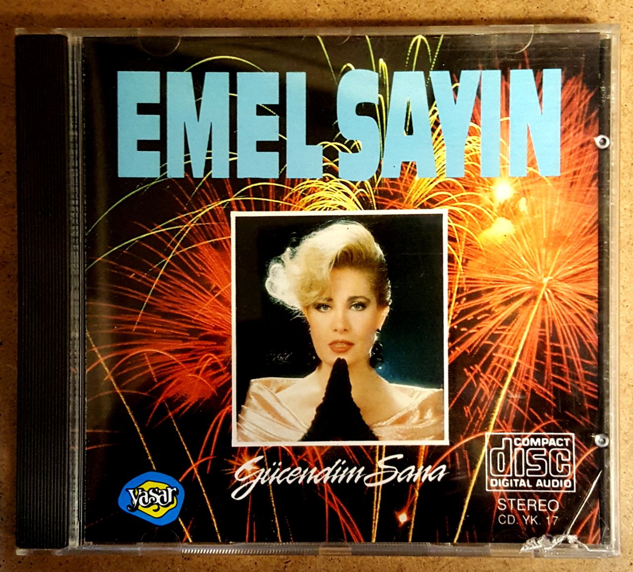 EMEL SAYIN - GÜCENDİM SANA (1992) - CD YAŞAR KEKEVA İLK BASKI 2.EL