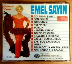 EMEL SAYIN - GÜCENDİM SANA (1992) - CD YAŞAR KEKEVA İLK BASKI 2.EL
