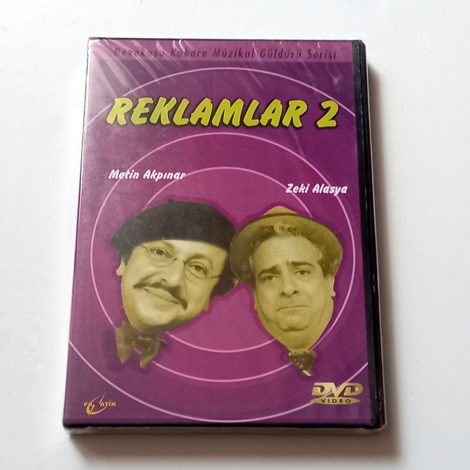 REKLAMLAR 2 - DEVEKUŞU KABARE - METİN AKPINAR, ZEKİ ALASYA - DVD AMBALAJINDA SIFIR