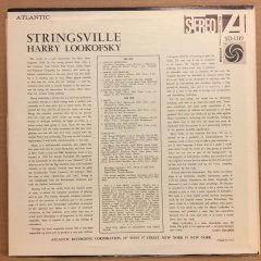 HARRY LOOKOFSKY - STRINGSVILLE HANK JONES ELVIN JONES 2.EL PLAK