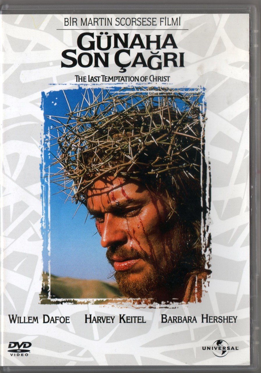 THE LAST TEMPTATION OF CHRIST - GÜNAHA SON ÇAĞRI - WILLEM DAFOE - HARVEY KEITEL - BARBARA HERSHEY - MARTIN SCORSESE - DVD 2.EL