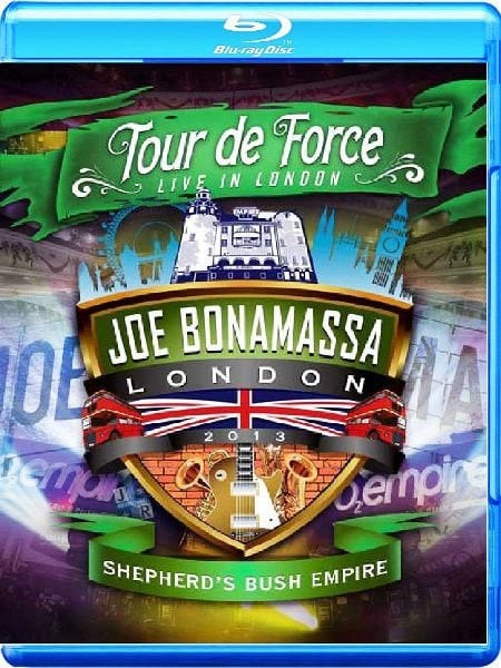 JOE BONAMASSA – TOUR DE FORCE / LIVE IN LONDON / SHEPHERD'S BUSH EMPIRE (2013) - 2BLU-RAY REGION B AMBALAJINDA SIFIR