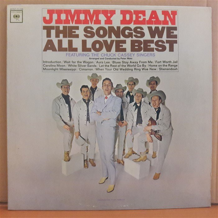 JIMMY DEAN - THE SONGS WE ALL LOVE BEST - LP 2.EL PLAK