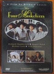 THE FOUR MUSKETEERS - RICHARD CHAMBERLAIN - DVD 2.EL 1. BÖLGE TR ALTYAZI YOKTUR (ALEXANDRE DUMAS)