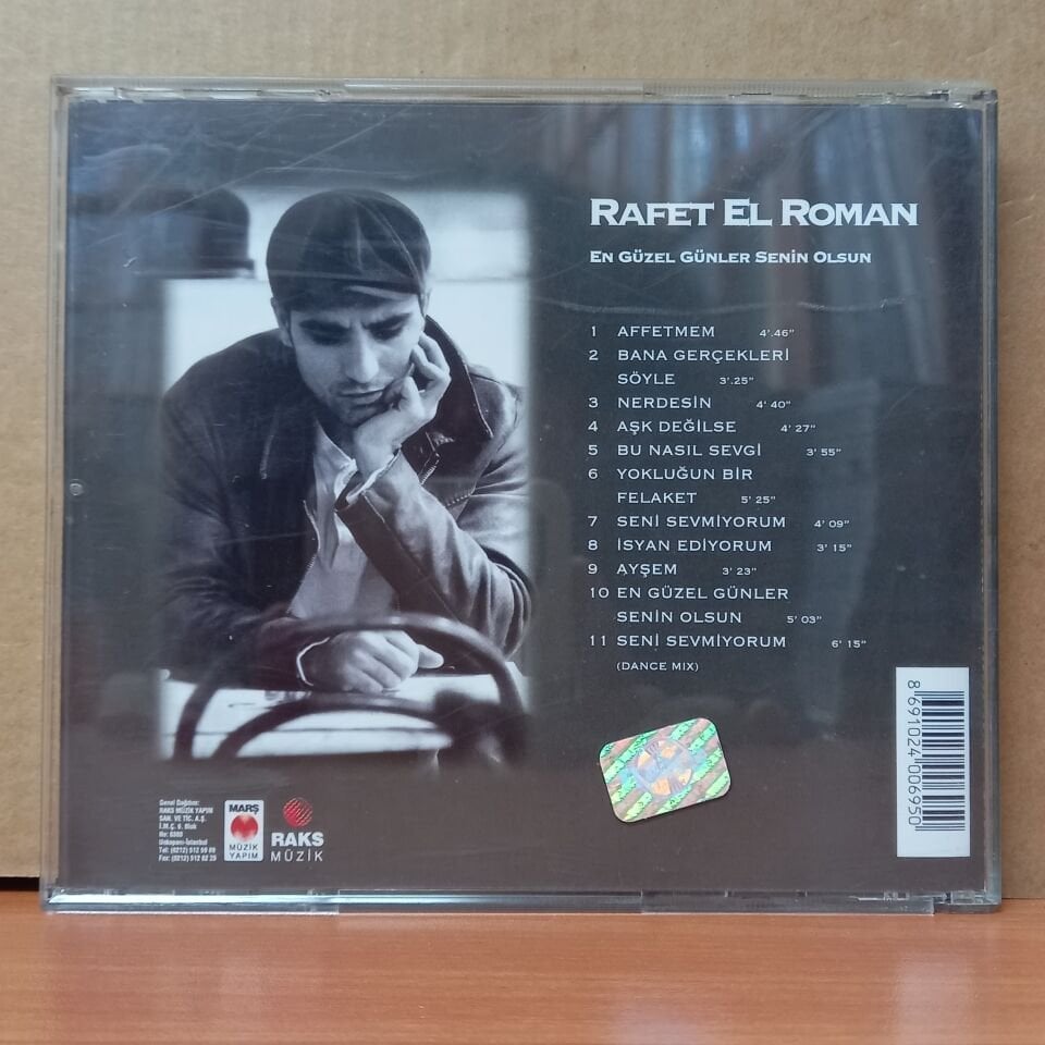 RAFET EL ROMAN - EN GÜZEL GÜNLER SENİN OLSUN - CD 2.EL