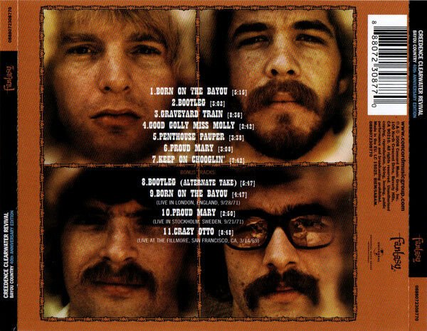 CREEDENCE CLEARWATER REVIVAL – BAYOU COUNTRY (1969) - CD 2008 REISSUE AMBALAJINDA SIFIR