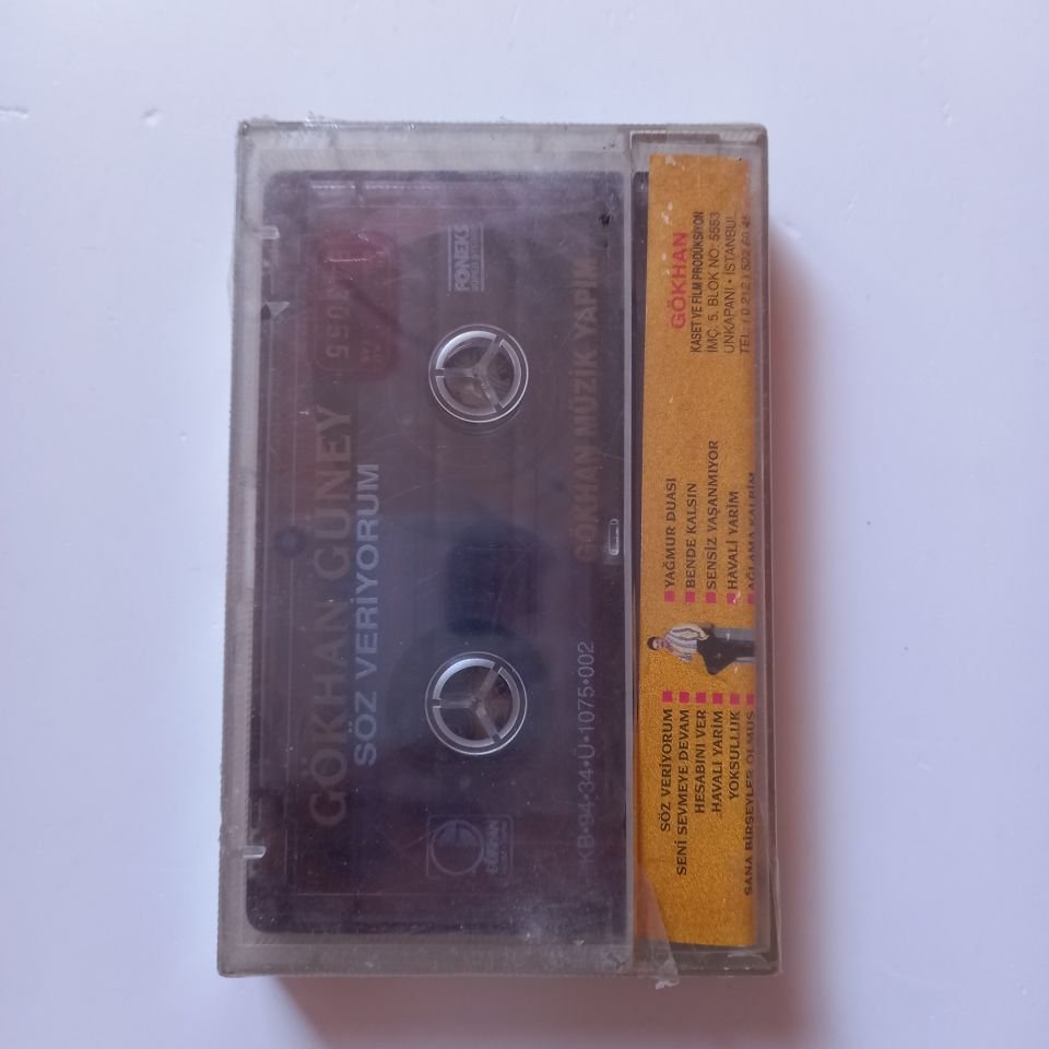 GÖKHAN GÜNEY - SÖZ VERİYORUM (1994) - KASET SIFIR