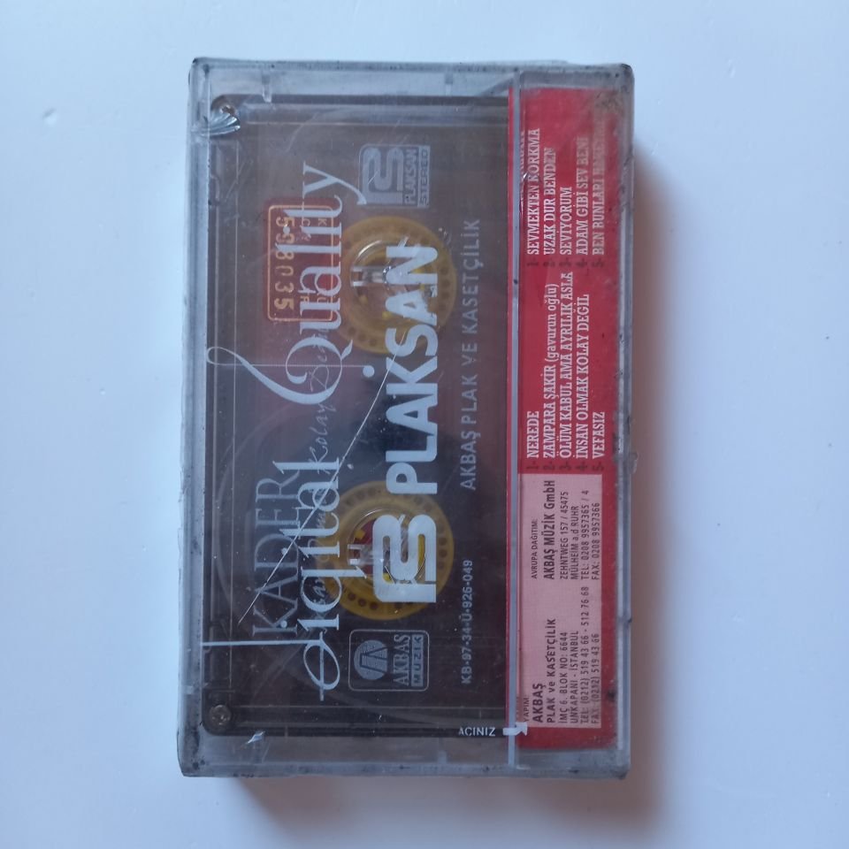 KADER - İNSAN OLMAK KOLAY DEĞİL (1997) - KASET SIFIR