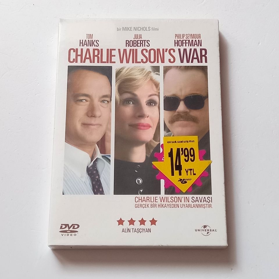 CHARLIE WILSON'S WAR / CHARLIE WILSON'IN SAVAŞI - TOM HANKS, JULIA ROBERTS, PHILIP SEYMOUR HOFFMAN - YÖN.: MIKE NICHOLS - DVD SIFIR