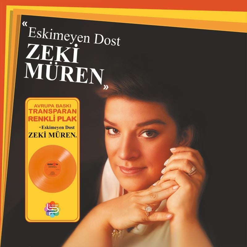 ZEKİ MÜREN - ESKİMEYEN DOST (1982) - LP 2025 BASIM RENKLİ SIFIR PLAK