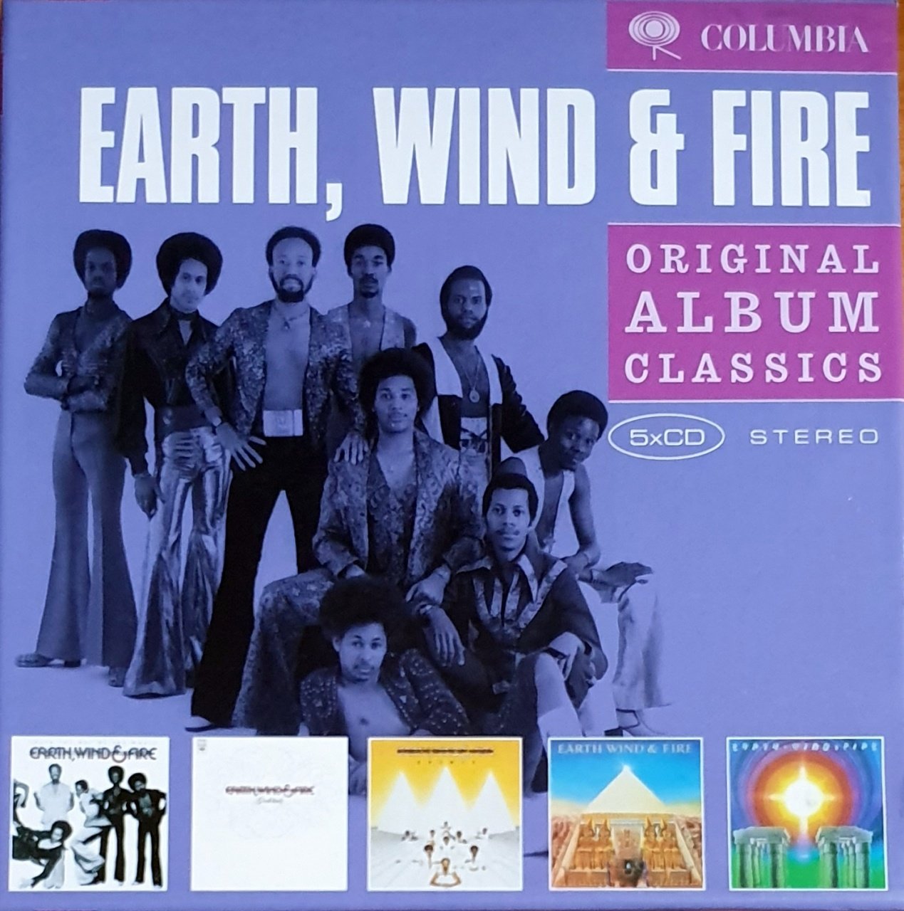 EARTH, WIND & FIRE / ORIGINAL ALBUM CLASSICS (2008) - 5CD COLUMBIA 2.EL
