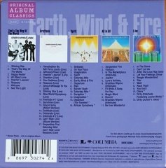 EARTH, WIND & FIRE / ORIGINAL ALBUM CLASSICS (2008) - 5CD COLUMBIA 2.EL