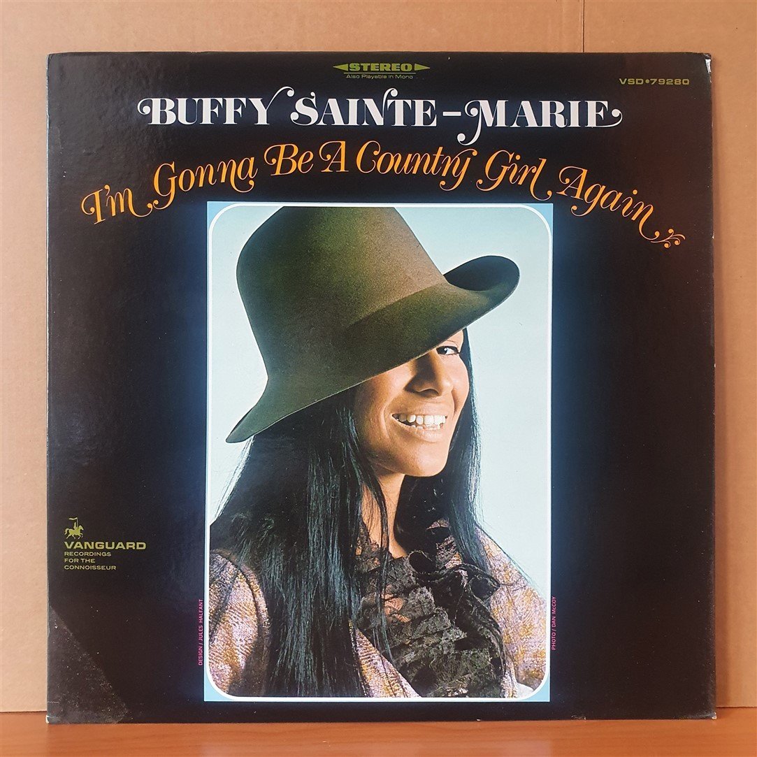 BUFFY SAINTE-MARIE - I'M GONNA BE A COUNTRY GIRL AGAIN (1968) - LP 2.EL PLAK